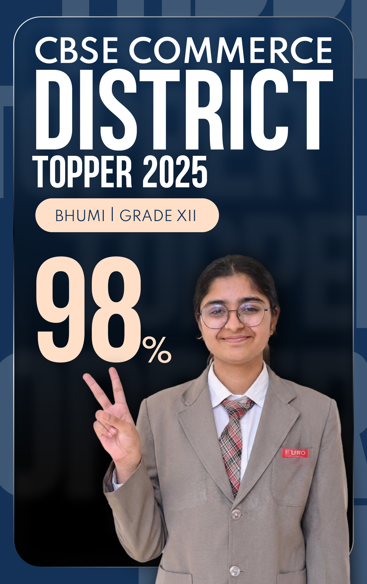 Riya Arora - Commerce District Topper