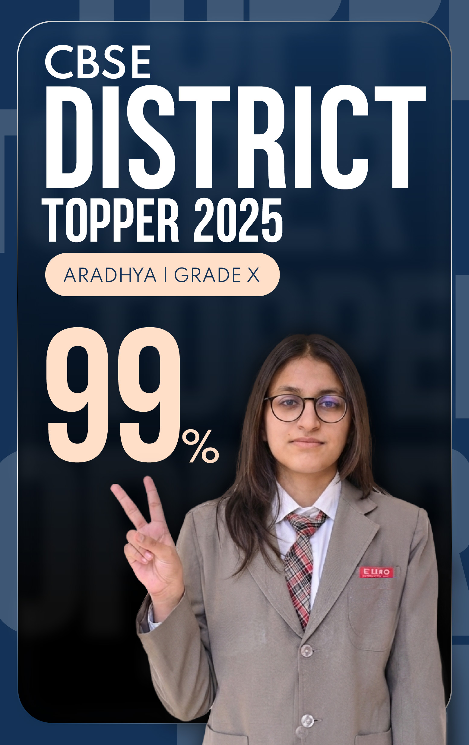 Bhumi Modi - CBSE State Topper